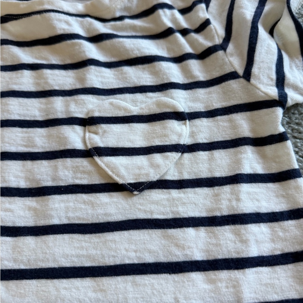 J Crew Girls Mixed Short Sleeve Tee Lot - Pastel & Stripes, Size 10 - Picture 8 of 11